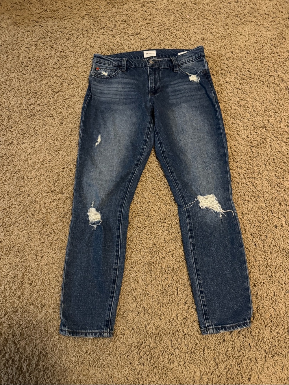 Hudson Distressed Dark Blue Women’s Jeans Size 28